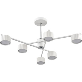 Люстра потолочная LUMION KARINA 8241/6C COMFI LN25 LED GX53 6*7W 220V белый/хром, металл