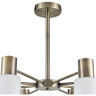 Люстра потолочная LUMION MAVE 8100/8C COMFI LN25 74 Е14 8*40W 220V бронза/белый металл/стекло