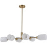 Люстра потолочная LUMION MONROE 6512/6C MODERNI LN23 E14 6*40W 220V латунь
