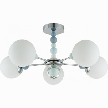 Люстра потолочная LUMION SUNDAY 6525/5C MODERNI LN23 102 E14 5*40W 220V хром
