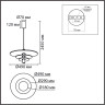 Подвесной светильник LUMION FELTA 8295/11AL