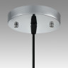 Подвесной светильник LUMION MANOLA 8047/1А SUSPENTIONI LN24 E27 1*60W 220V хром/зеленый металл/стекло 8047/1A