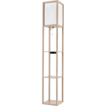 Торшер LUMION PRACTIC 8091/1F COMFI LN25 Е27 1*60W 220V дерево/белый, дерево/текстиль