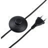 Торшер LUMION TAPIA 8078/1F NEOCLASSI LN25 369 E27 1*60W 220V черный, металл/текстиль