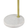 Торшер LUMION VELVETA 8072/1F NEOCLASSI LN25 366 E27 1*60W 220V золото/желтый, металл/камень/текстиль
